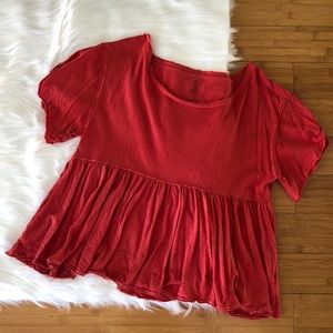 Free People Peplum Top
